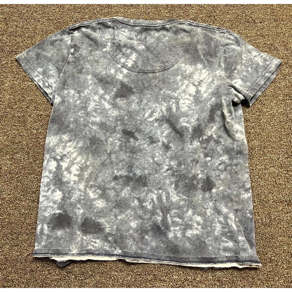 Hollister Must Have Collection T Shirt Womens XS Gray Tie Dye Cotton V Neck - Picture 2 of 7